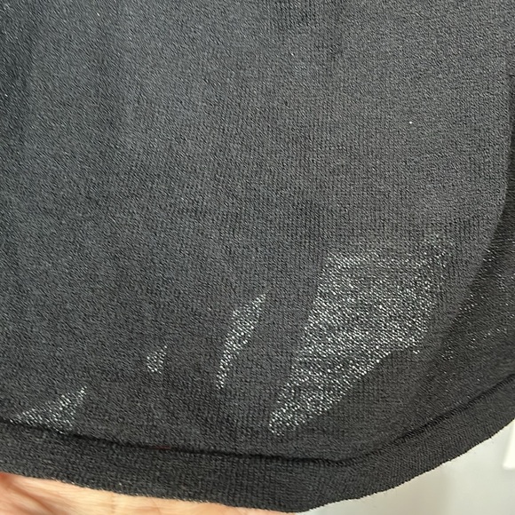 Eileen Fisher Black Italian Wool Yarn Sleeveless Midi Crew Neck Dress size M - Picture 13 of 15